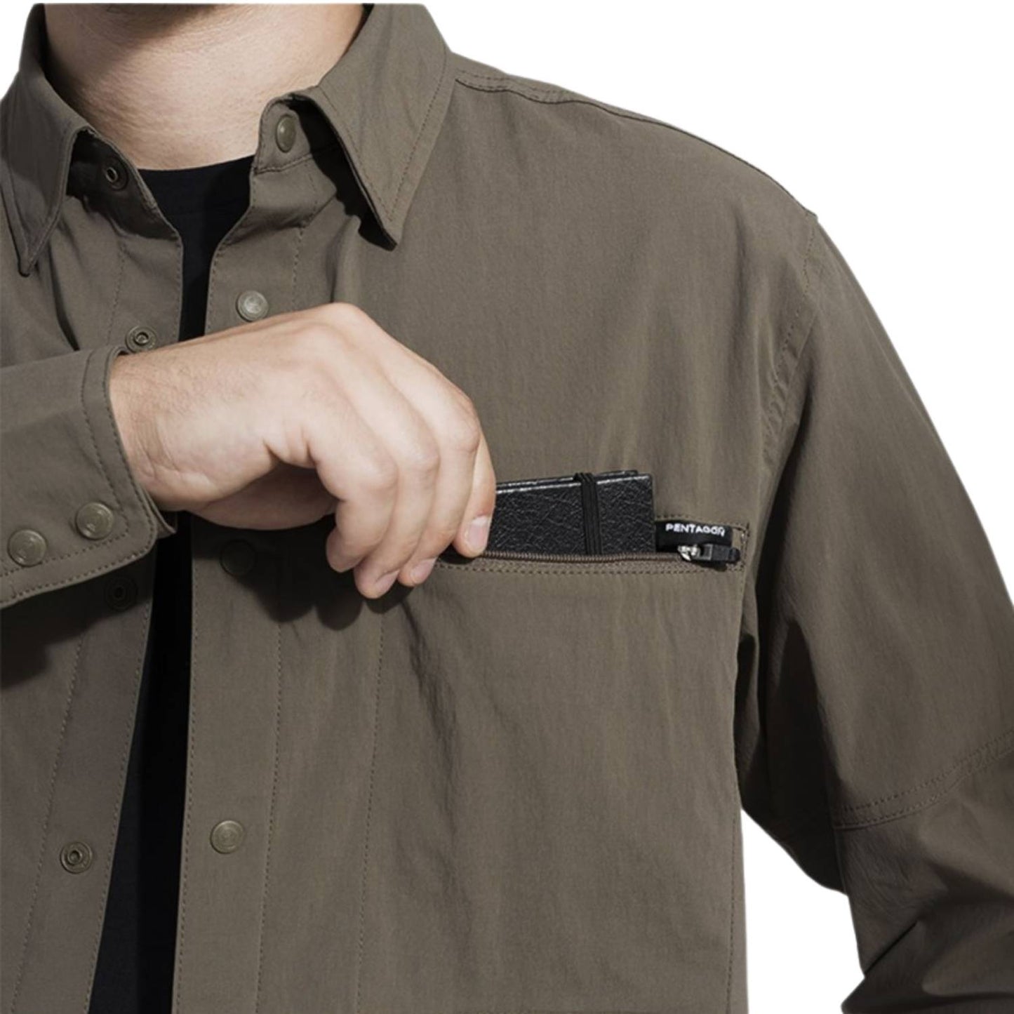 Outdoor Tactical Erkek Gömleği - Pentagon - Wayne - RAL7013 - K02029