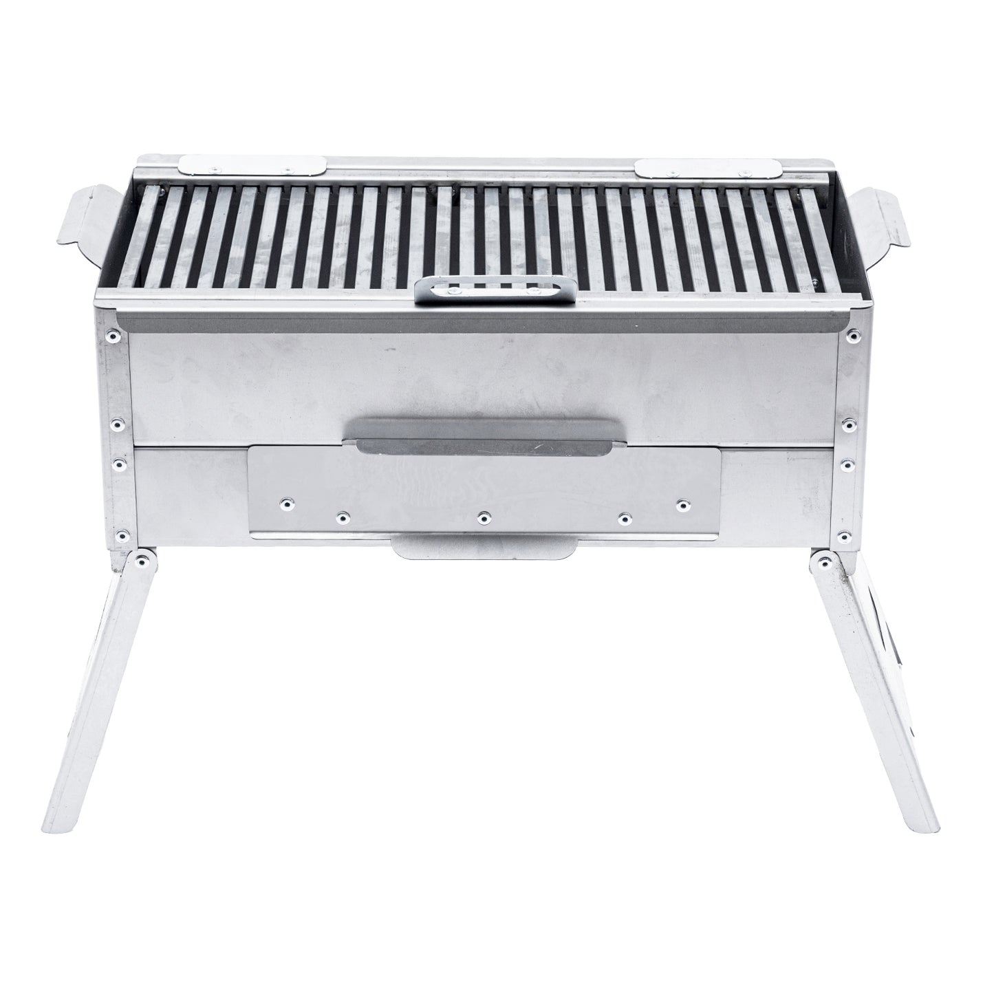 Katlanır Ayaklı Mangal - Argeus - Paslanmaz - Mühürleme Izgaralı - Kül Hazneli