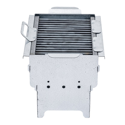 Katlanabilir Ayaklı Portatif Mangal - Paslanmaz - Argeus - Küçük - Taşıma Çantalı