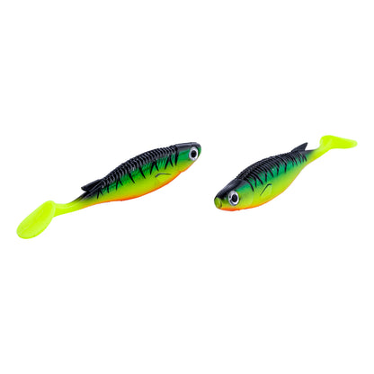 Silikon Balık - 10g 100mm - Fishack PredatorX - UV Boyalı - Drill