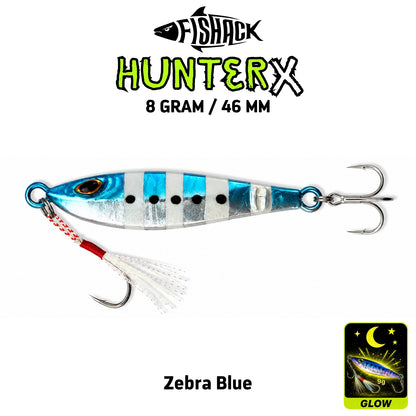 3'lü Metal Jig Yem Seti - Fishack Hunterx - 8g 46mm