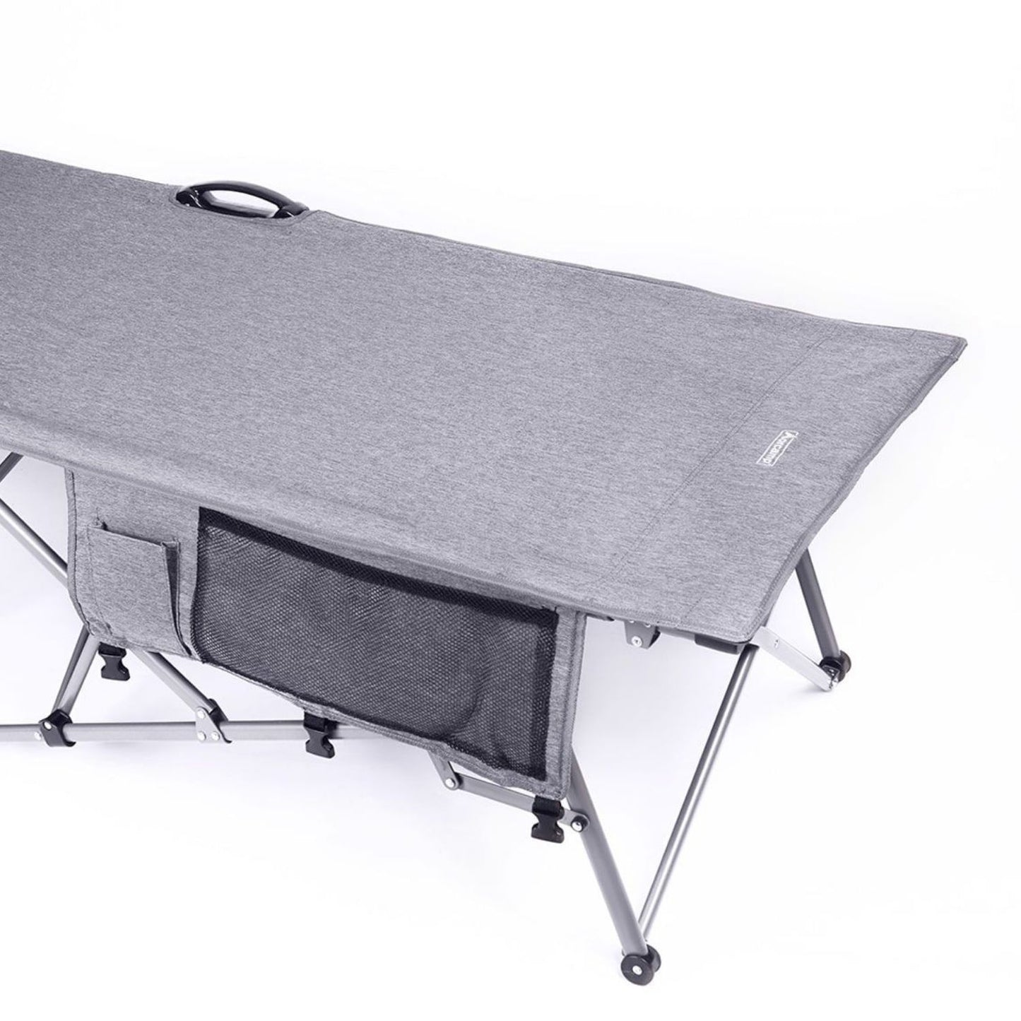 Letto Katlanabilir Kamp Yatağı & Kampet - Orcamp -Cepli - Gri - OUT-2361