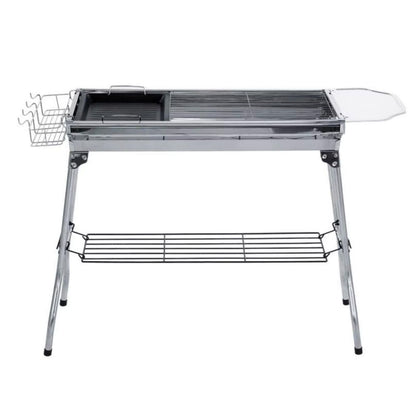 Portatif Katlanabilir Mangal - Madfox Grilmate BBQ - Silver - 547307