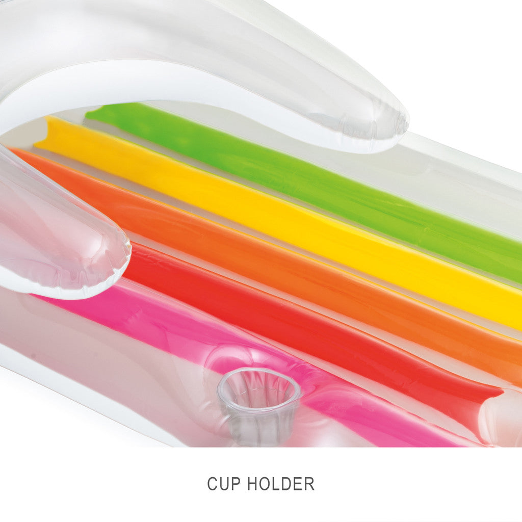 Şişme Havuz Deniz Yatağı - Sultan Yatağı - Bardaklıklı - Gümüş (58802EU)