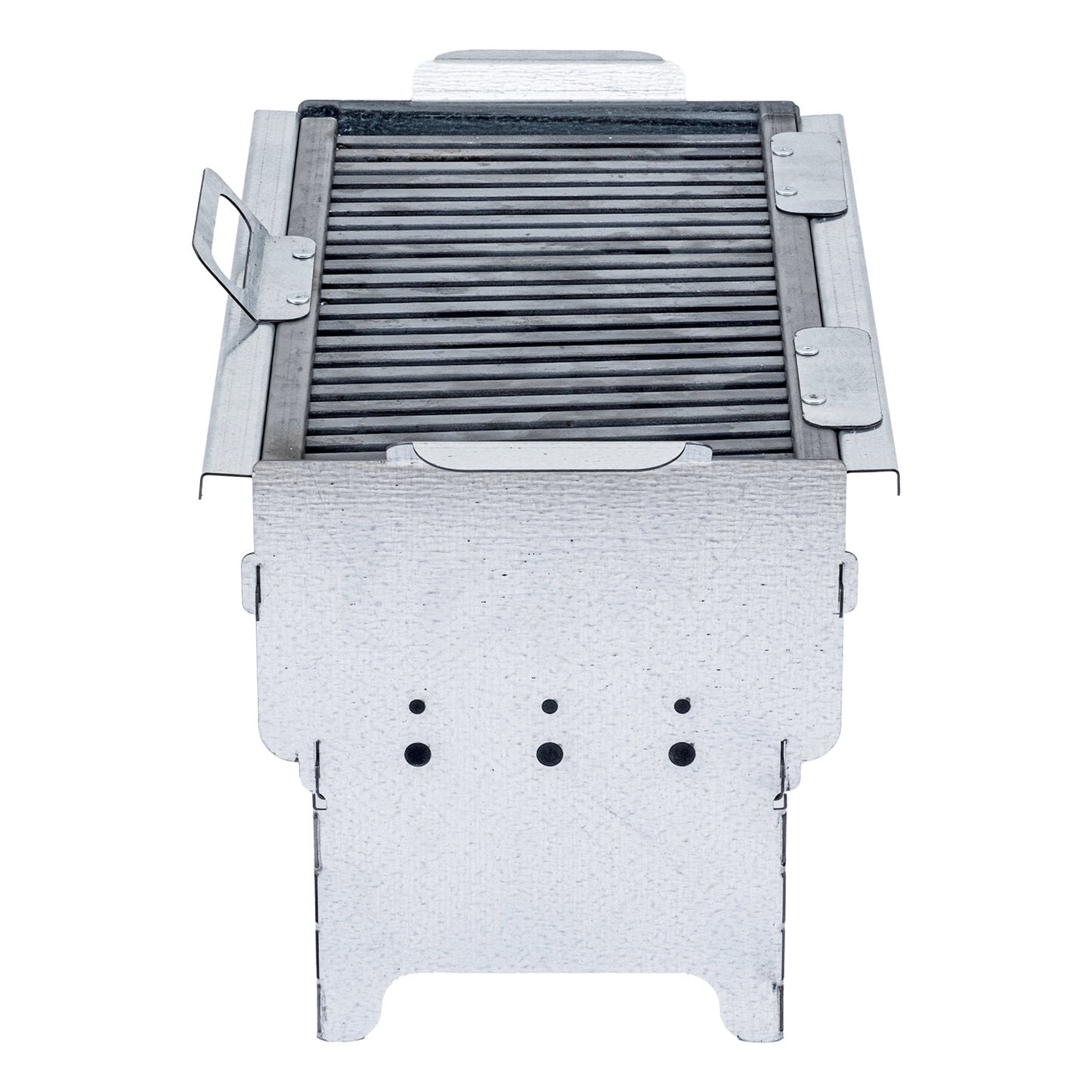 Katlanabilir Ayaklı Portatif Mangal - Paslanmaz - Argeus - Orta - Taşıma Çantalı