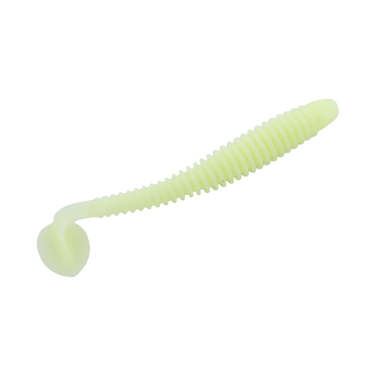 Silikon Kurt Yem - 4,2g 105mm - Turna/Levrek Silikonu - 1 Adet - Glow - Karides Kokulu