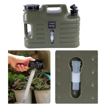 Musluklu Su Bidonu - Madfox Galon Air PE - 24 Litre - Yeşil - 547310