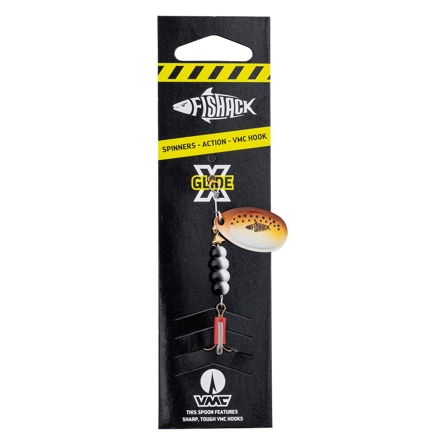 Döner Kaşık - Fishack GlideX - Brownie - 5g - No:2 - Alabalık/Turna/Levrek Olta Kaşığı