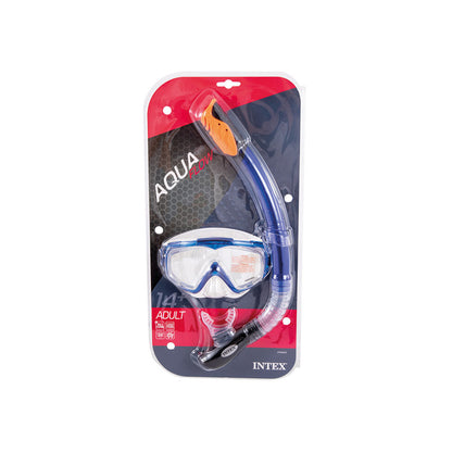 Profesyonel Yüzücü Gözlüğü ve Şnorkel Seti - Intex - Silikon - (55962)