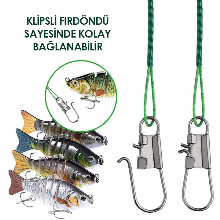 Klipsli Fırdöndülü Çelik Tel 72'li Kartela Set - Savex