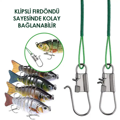 Klipsli Fırdöndülü Çelik Tel 72'li Kartela Set - Savex