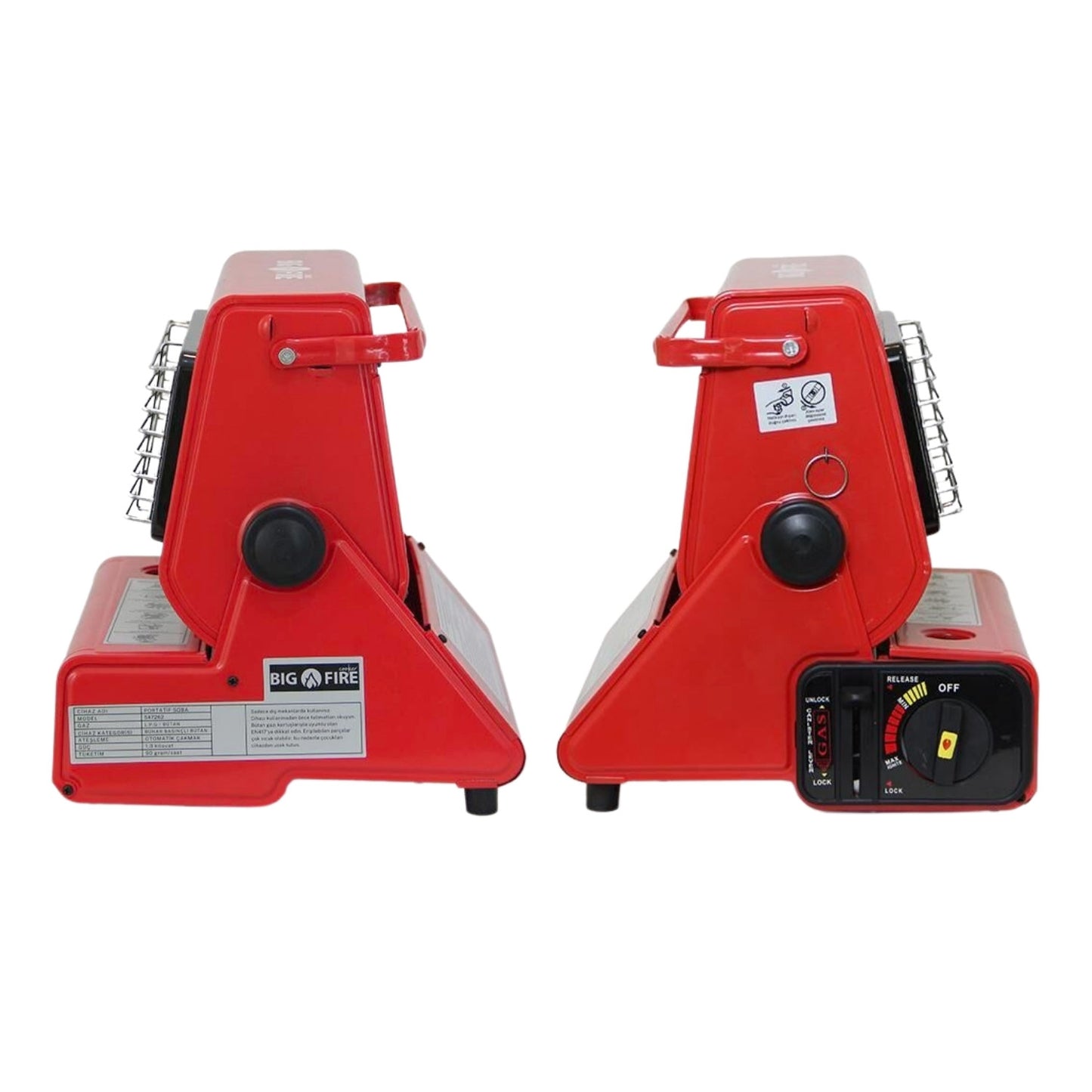 Portatif Kamp Sobası - Madfox Big Fire Maxi - Kırmızı - 547262