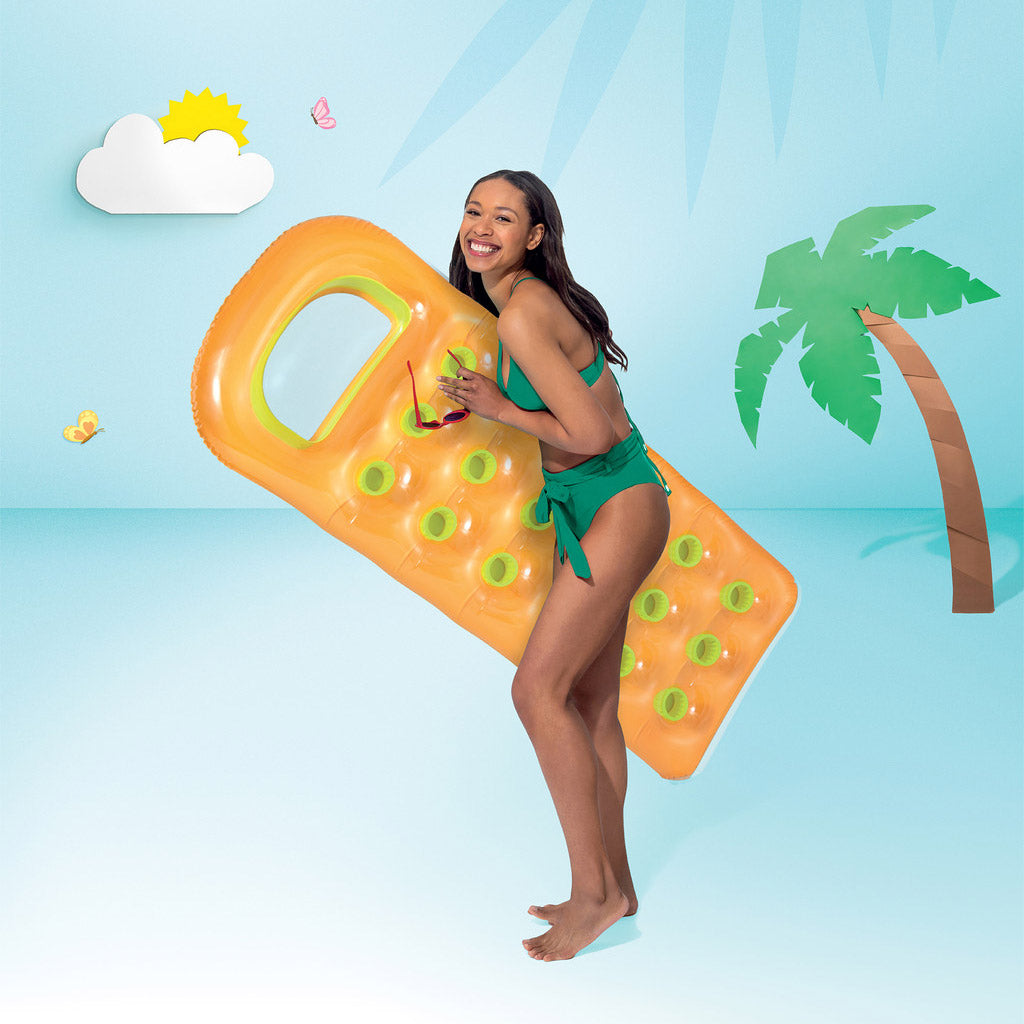 Şişme Havuz Deniz Yatağı - Bardaklıklı - Sarı (59895)