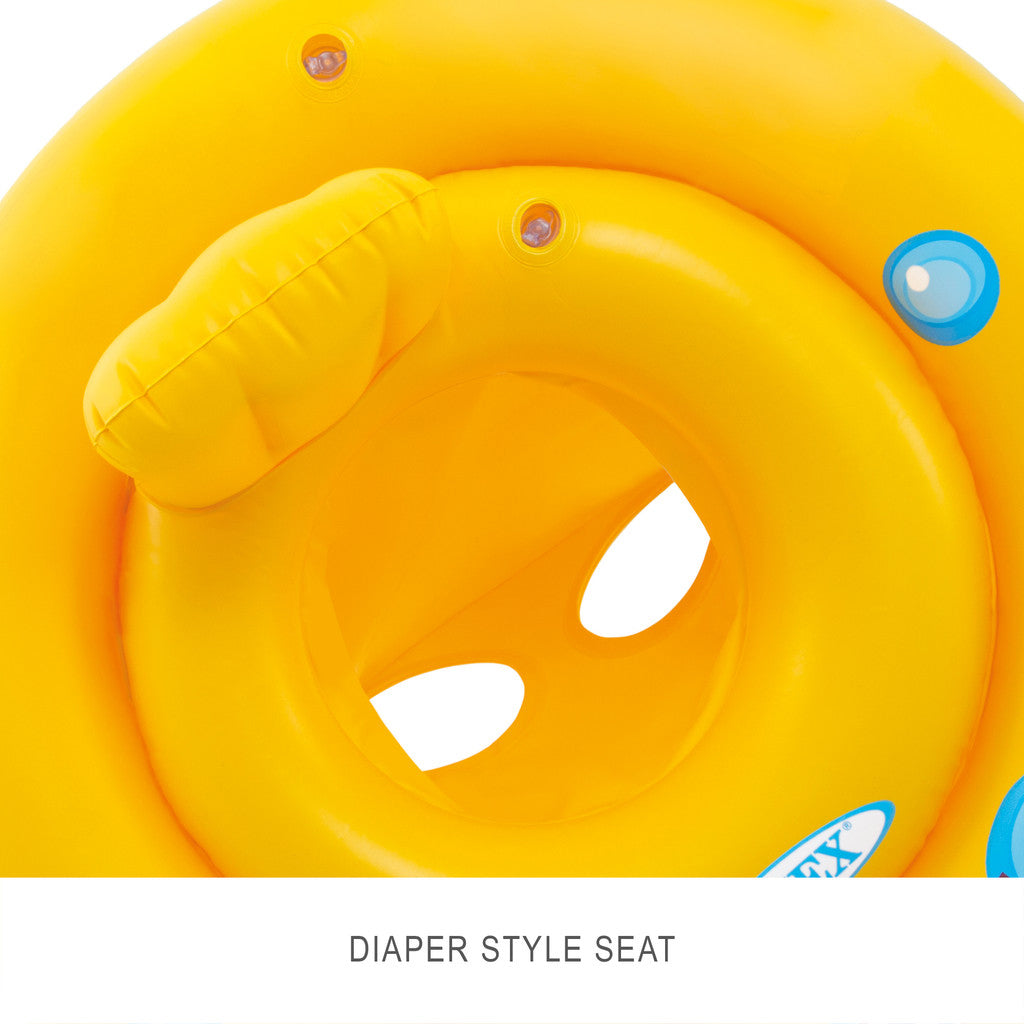 Oturaklı Bebek Flatöru - Intex - Sarı - 70 cm (56585)