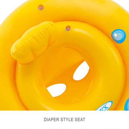 Oturaklı Bebek Flatöru - Intex - Sarı - 70 cm (56585)