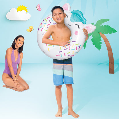 Çocuk Yüzme Simidi - Intex - Sevimli Kedi Figürlü - 76 cm (59266)