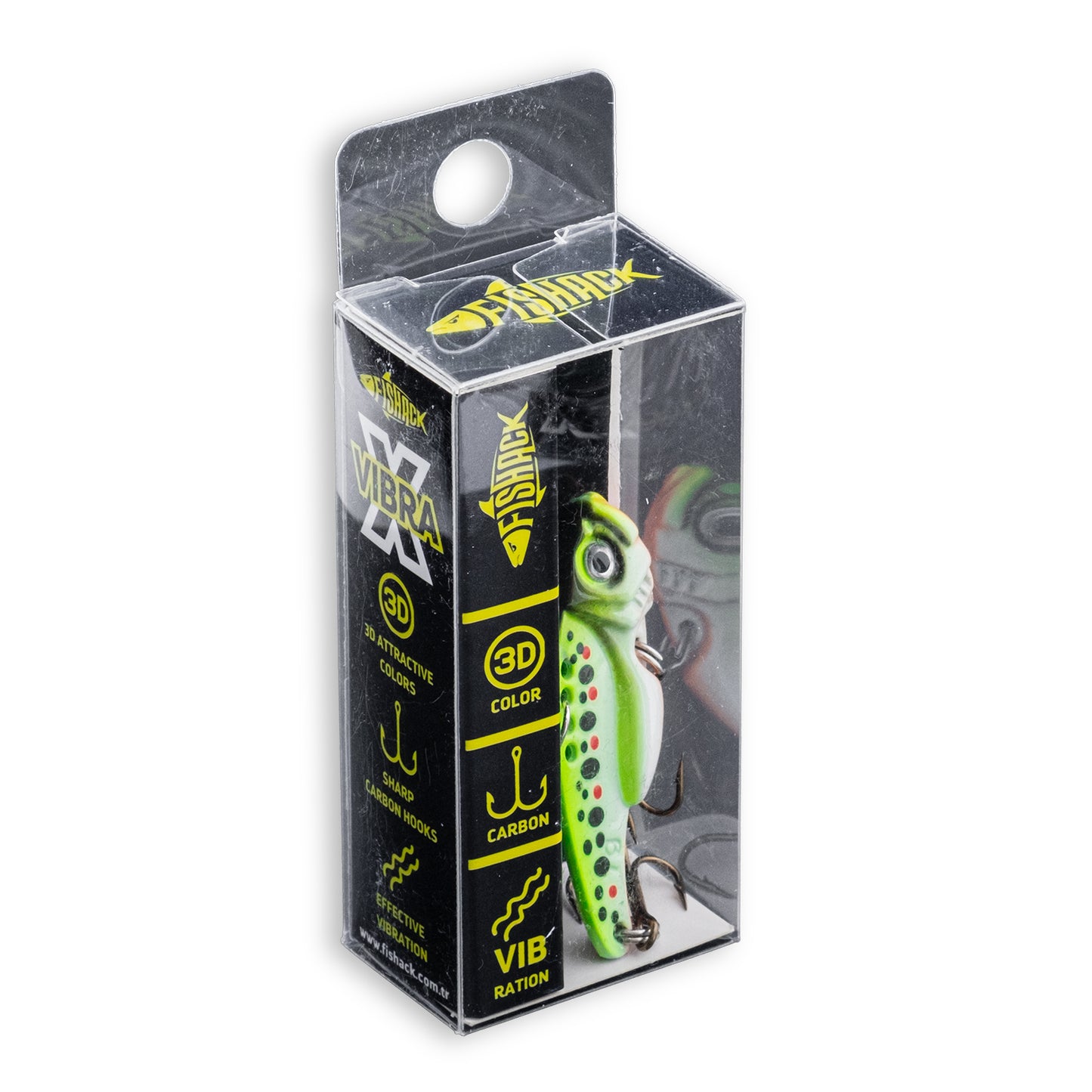 Vibrasyon Yem - LRF/Spin Jig - Fishack VibraX - 7g 40mm - Fire Gill - UV Boyalı