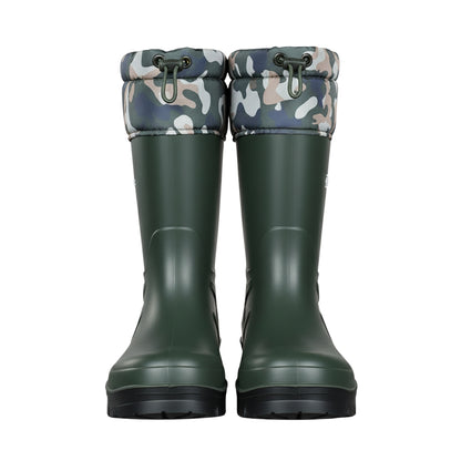 Konçlu PU Kısa Avcı Çizmesi - Su Geçirmez - Kaymaz Taban - Thermoking - Balıkçı Çiftçi Çizme