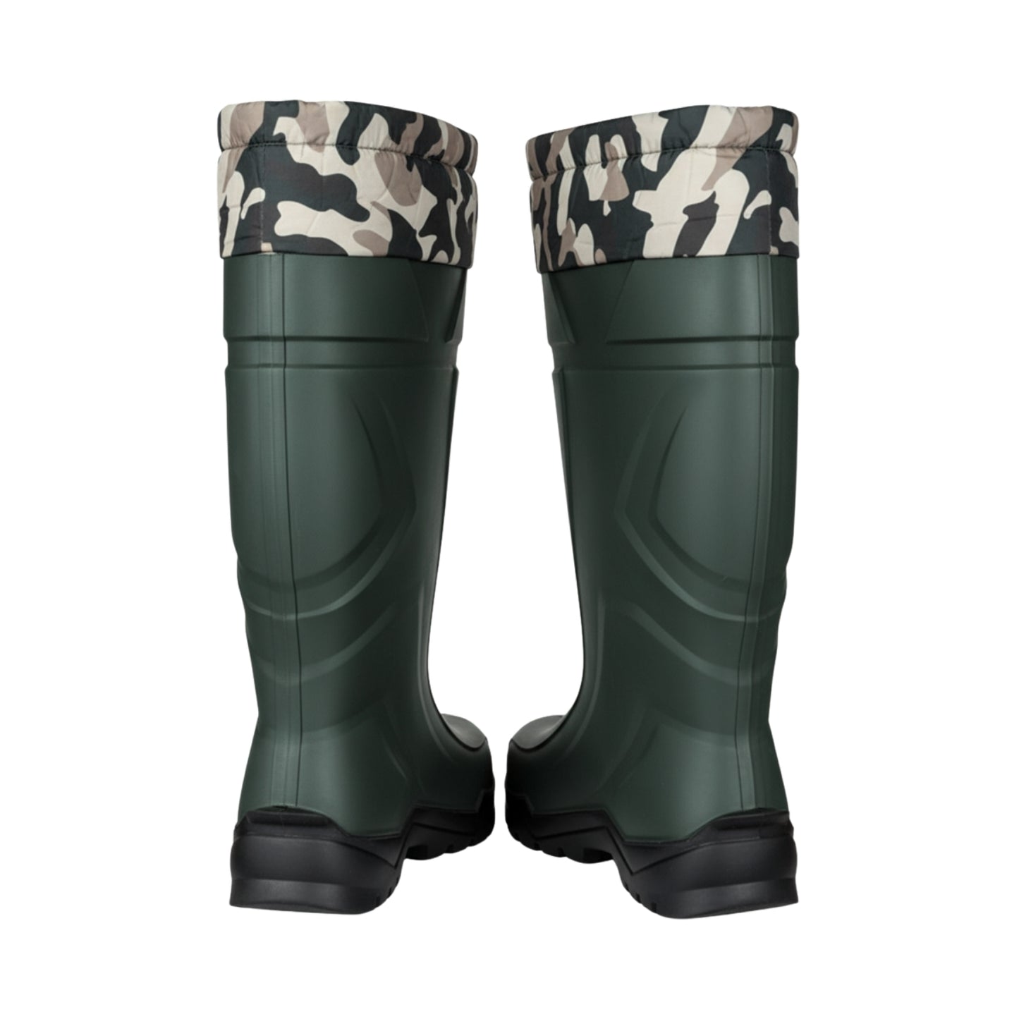Konçlu PU Uzun Avcı Çizmesi - Su Geçirmez - Kaymaz Taban - Thermoking - Balıkçı Çiftçi Çizme