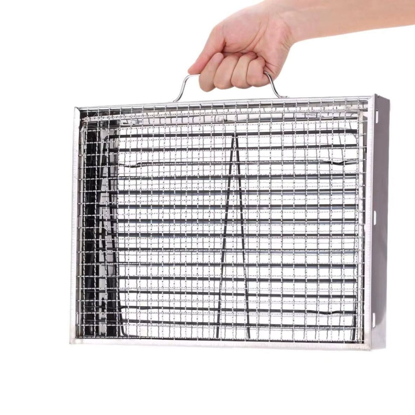 Portatif Katlanabilir Mangal - Madfox Roadtrip BBQ - Silver - 547306