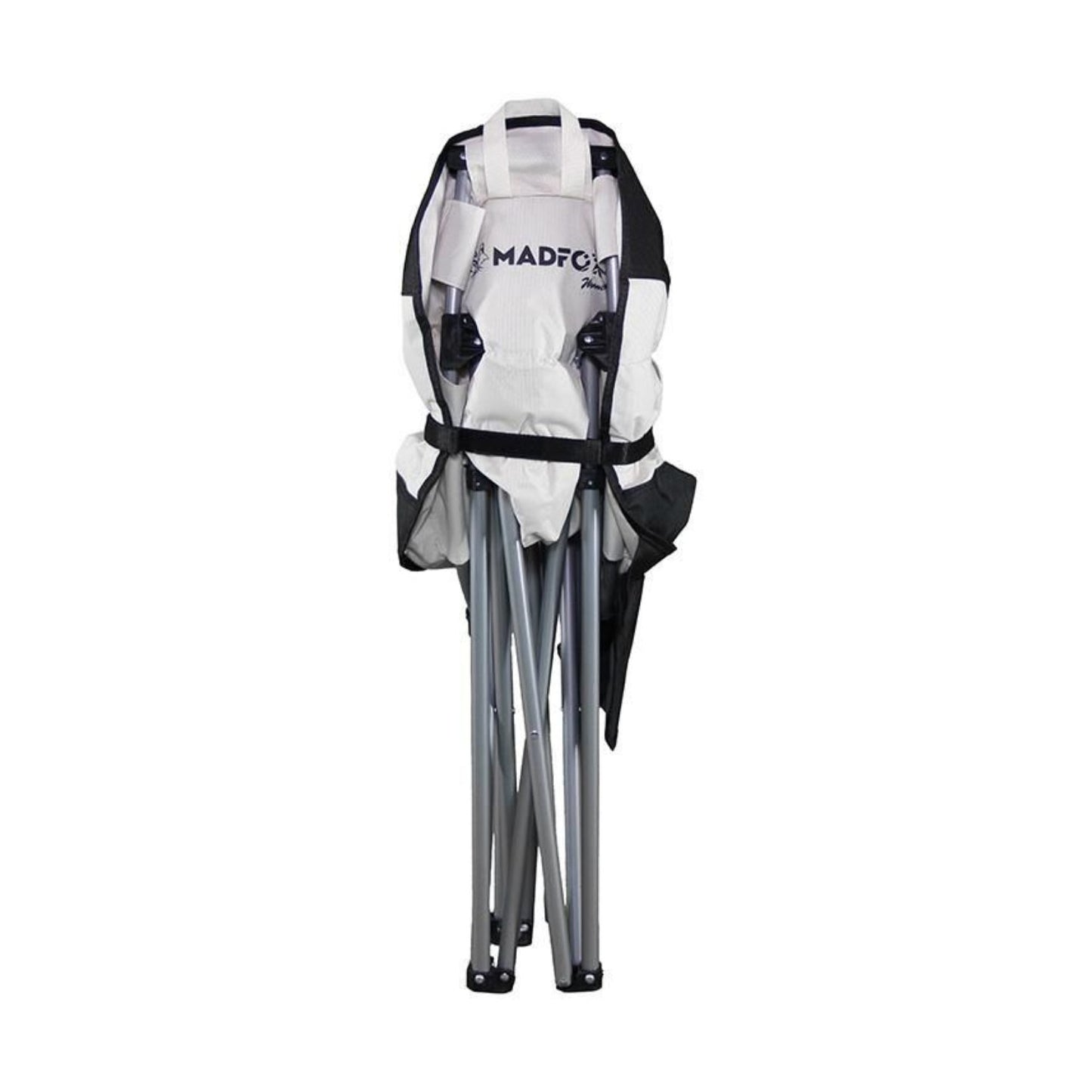 Katlanır Kamp Piknik Sandalyesi - Madfox Moonchair Deluxe - Siyah/Gri - 547212 - Taşıma Çantalı
