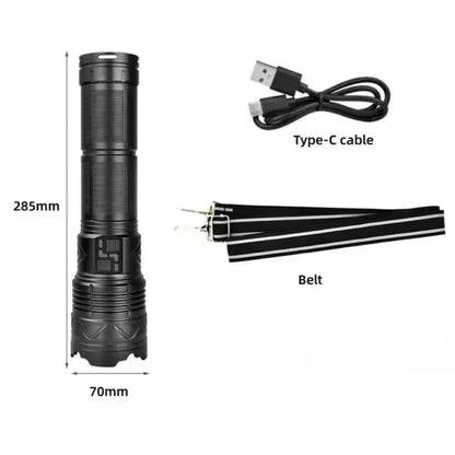 Şarj Edilebilir El Feneri - Wison - 6000 Lümen - 60 Watt