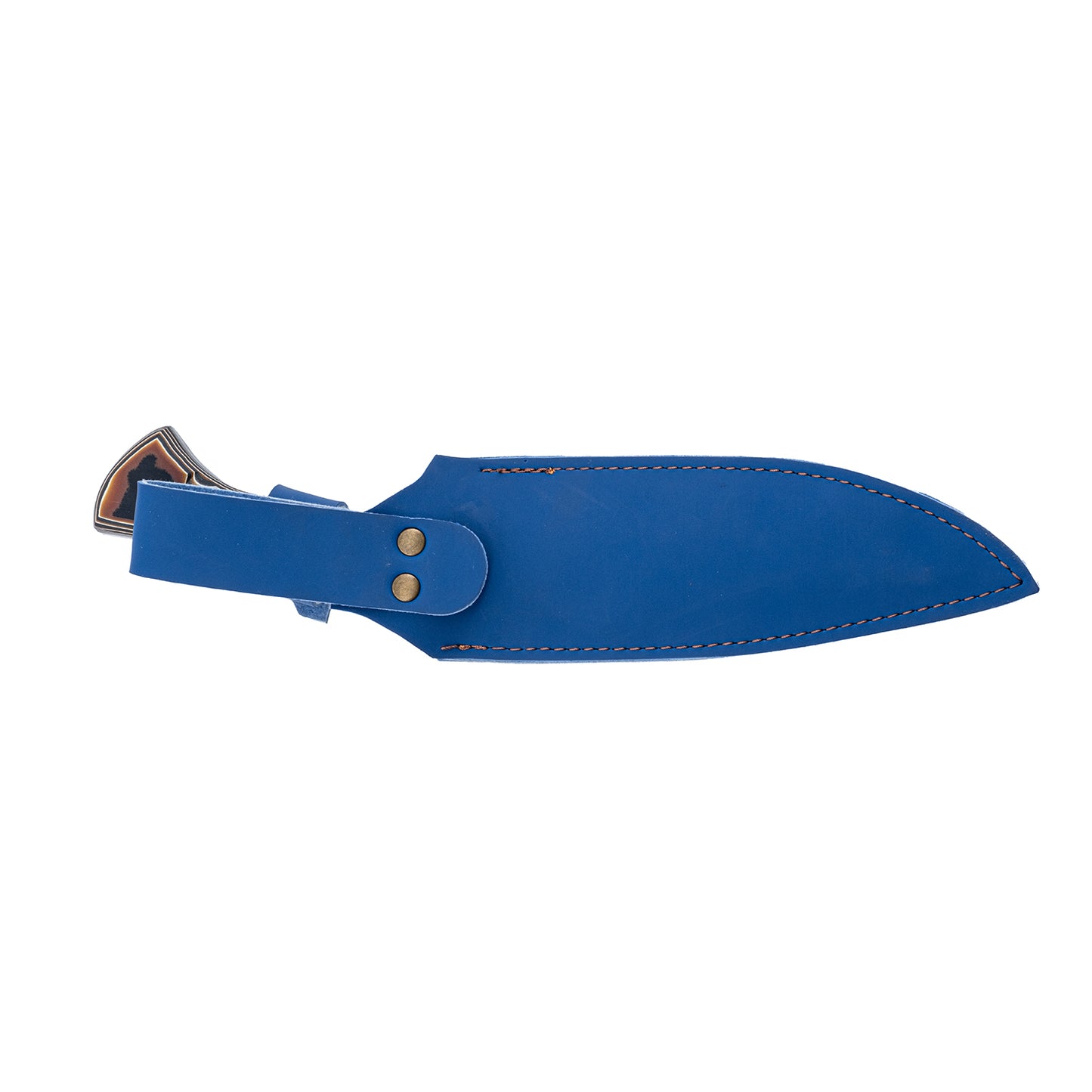 Kamp Bıçağı - Av Bıçağı - 28 cm - Deri Taşıma Kılıflı - Lazoğlu - Verzalit Saplı