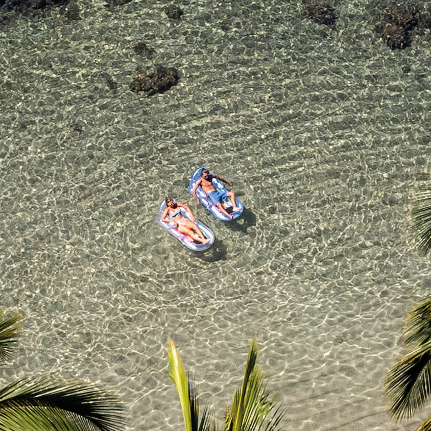 Şişme Havuz Deniz Yatağı - Sultan Yatağı - Bardaklıklı - Gümüş (58802EU)