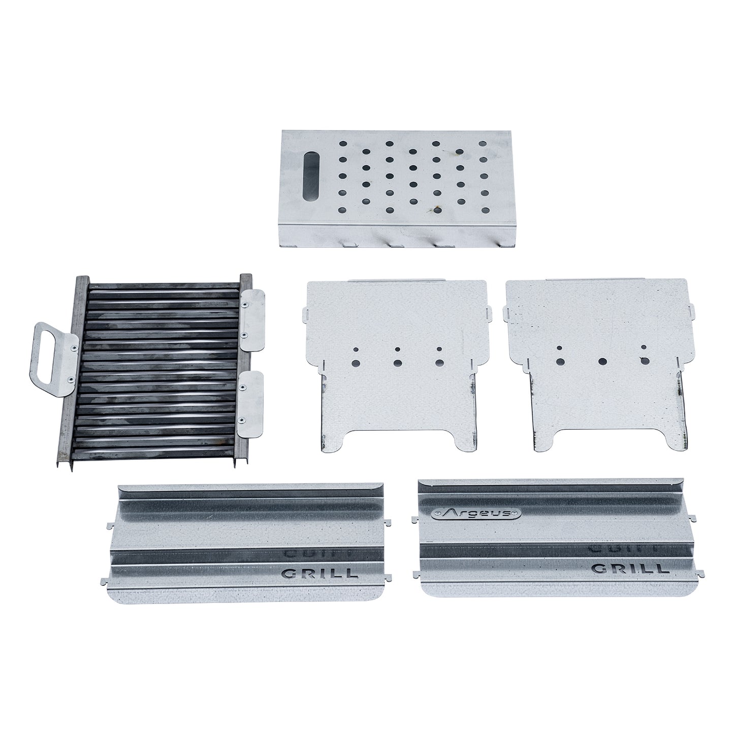 Katlanabilir Ayaklı Portatif Mangal - Paslanmaz - Argeus - Küçük - Taşıma Çantalı