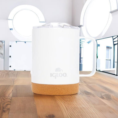 Çelik Mug Termos - Igloo - Cork - 350ml - Beyaz - 205696