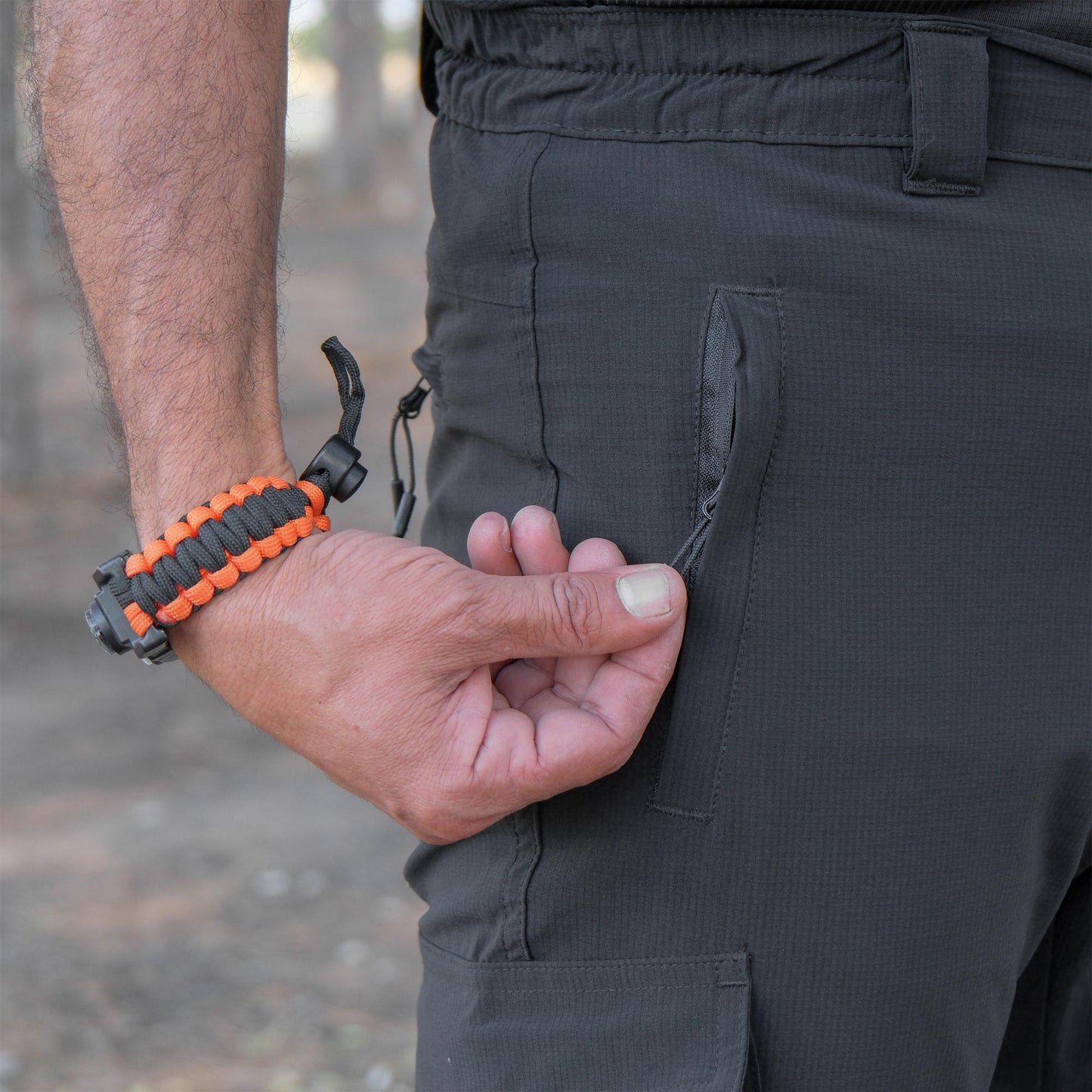 Erkek Outdoor Pantolon - Tactical - Siyah
