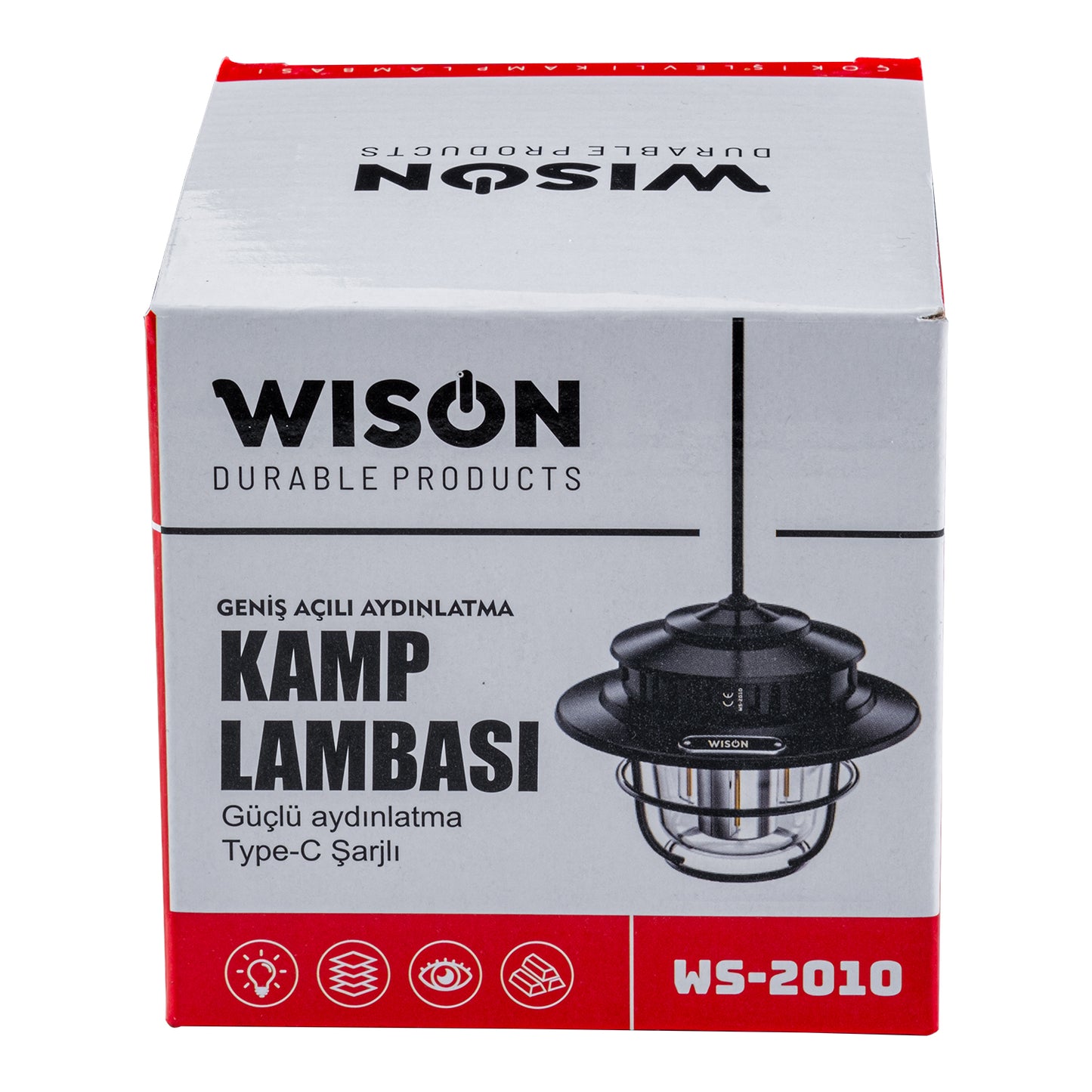 Şarj Edilebilir Kamp Lambası - Wison - Retro Görünüm