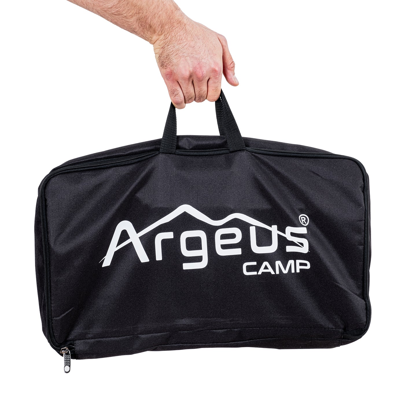 Katlanabilir Ayaklı Portatif Mangal - Paslanmaz - Argeus - Orta - Taşıma Çantalı