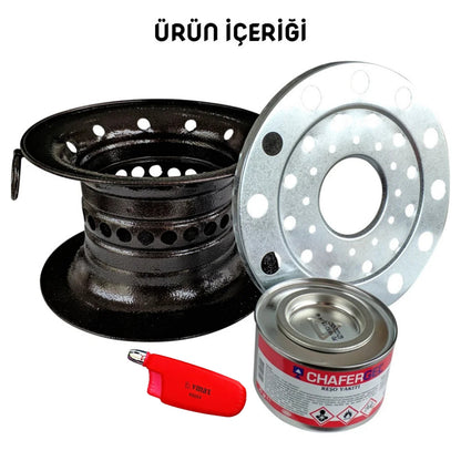 Argeus Jel Yakıtlı Osmanlı Ocağı Yeşil