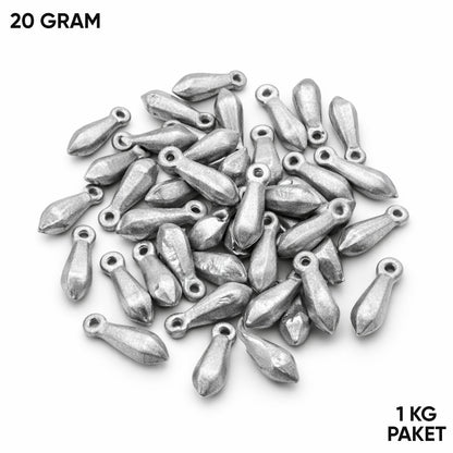Armut Olta Kurşunu - Dip Kurşunu - 20 gr (1 KG)