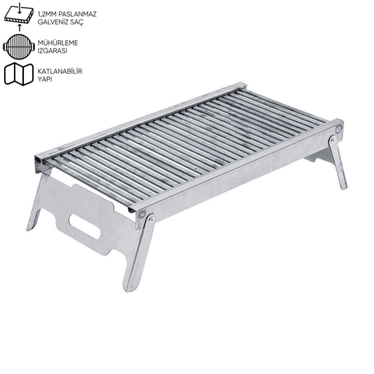 Ateş Üstü Izgara - Katlanır Ayaklı - Argeus - Mühürleme Izgaralı