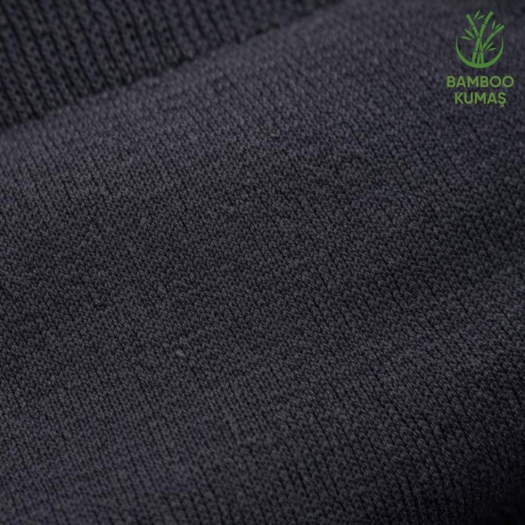 Bambu Erkek Kısa Soket Çorap - 3 Çift - Dikişsiz - Bahri - 17451 - Set 1