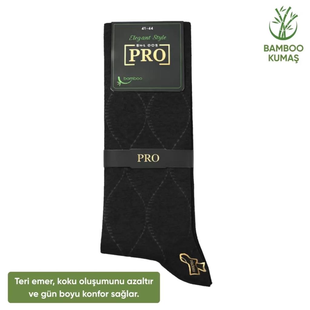 Bambu Erkek Soket Çorap - 3 Çift - Dikişsiz - Bakü - 17672 - Set 2