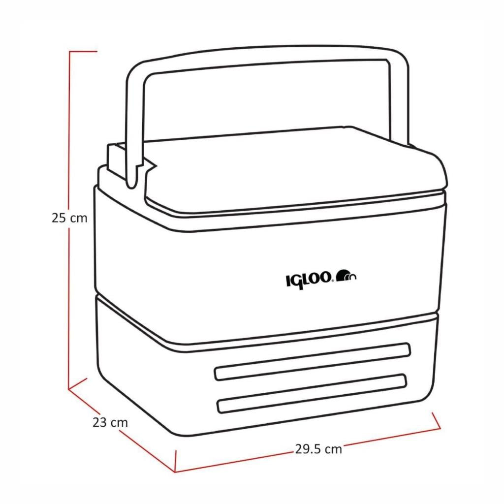 Buzluk - Igloo - EliteCore - 8.2 lt - Kırmızı - 300724
