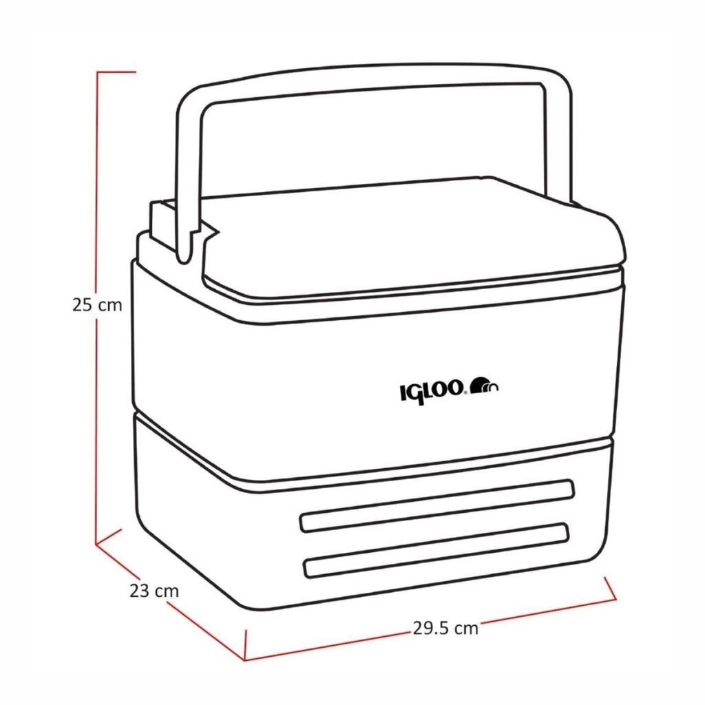 Buzluk - Igloo - EliteCore - 8.2 lt - Kırmızı - 300724