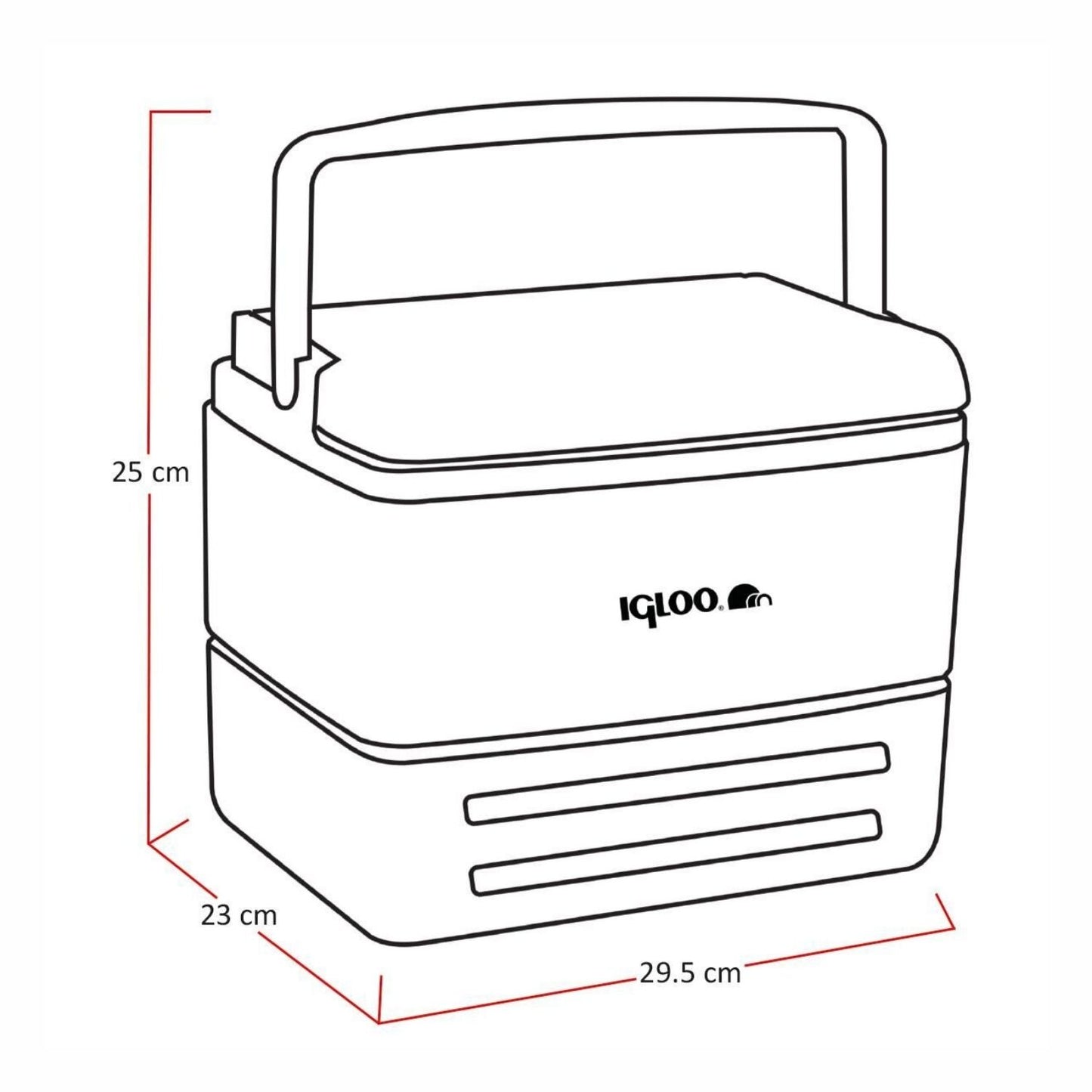 Buzluk - Igloo - EliteCore - 8.2 lt - Kırmızı - 300724