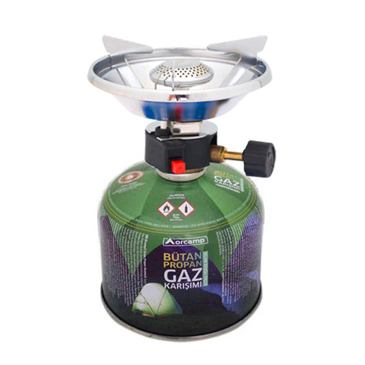 Çakmaklı Kamp Ocağı + 230 gr Kartuş  ( Aygaz Model - CK-193-230)