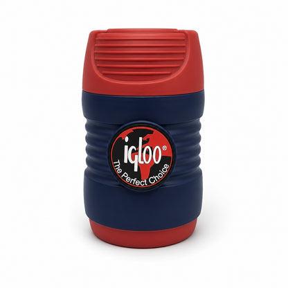 Cam Yemek Termosu - Isı Yalıtımlı - Igloo - 600 ml - Kırmızı/Lacivert - 200385