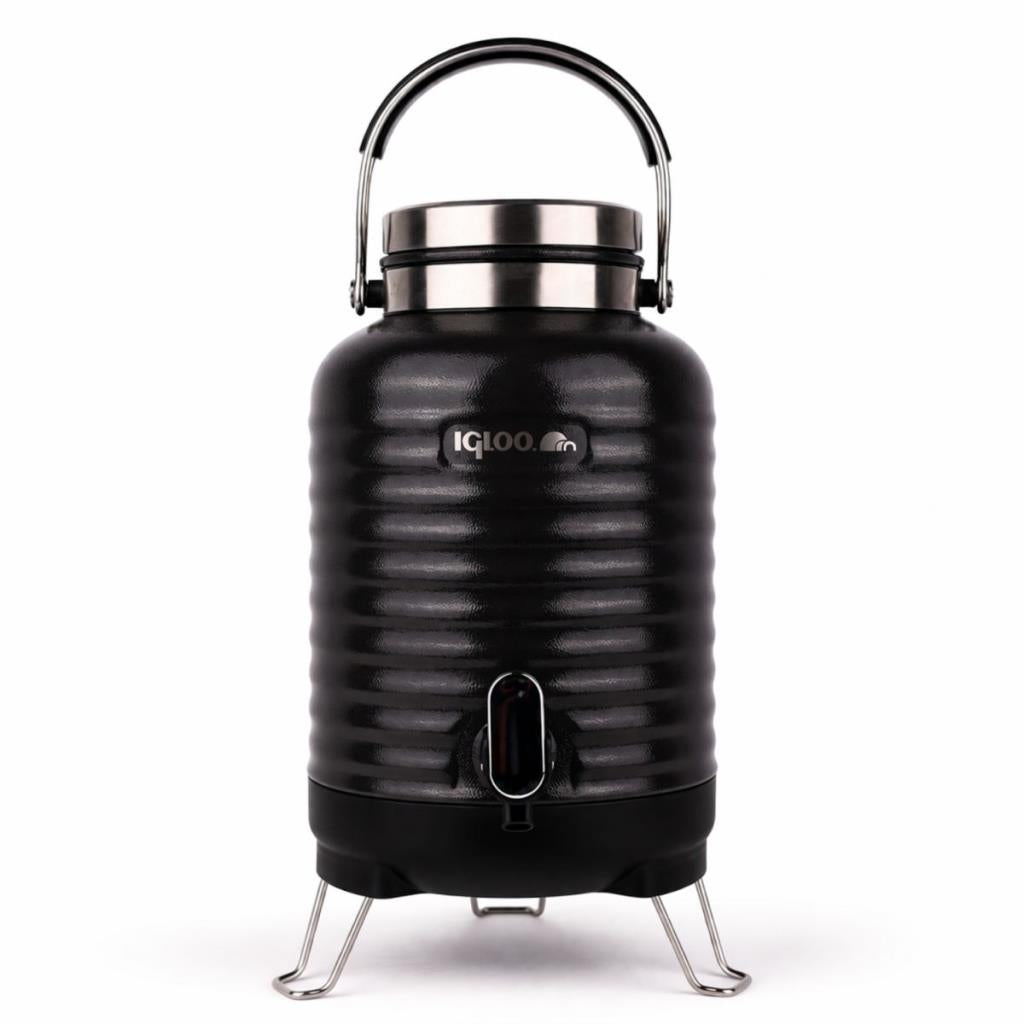 Çelik Family Termos - Igloo - Barrel - 5 lt - Siyah - 205865