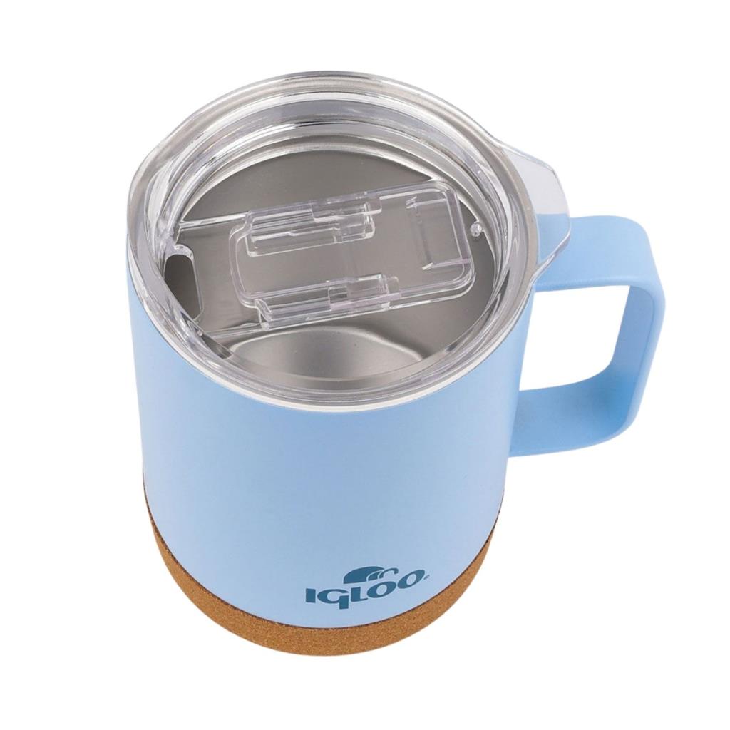 Çelik Mug Termos - Igloo - Cork - 350ml - Buzul Mavi - 205696