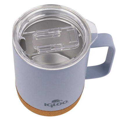 Çelik Mug Termos - Igloo - Cork - 350ml - Duman Mavi - 205696
