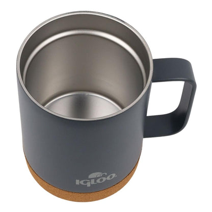 Çelik Mug Termos - Igloo - Cork - 350ml - Füme - 205696