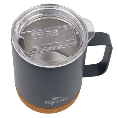 Çelik Mug Termos - Igloo - Cork - 350ml - Füme - 205696