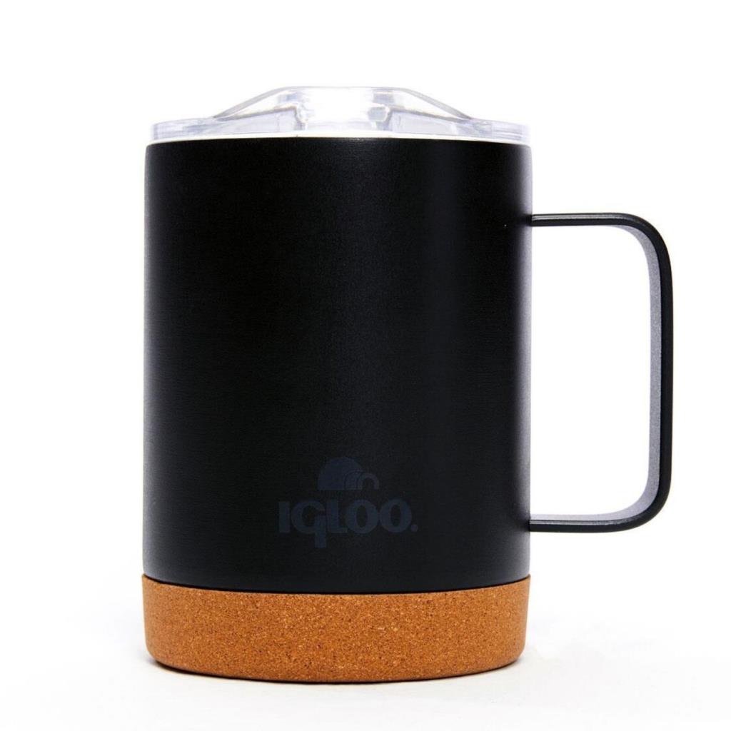 Çelik Mug Termos - Igloo - Cork - 350ml - Siyah - 205696