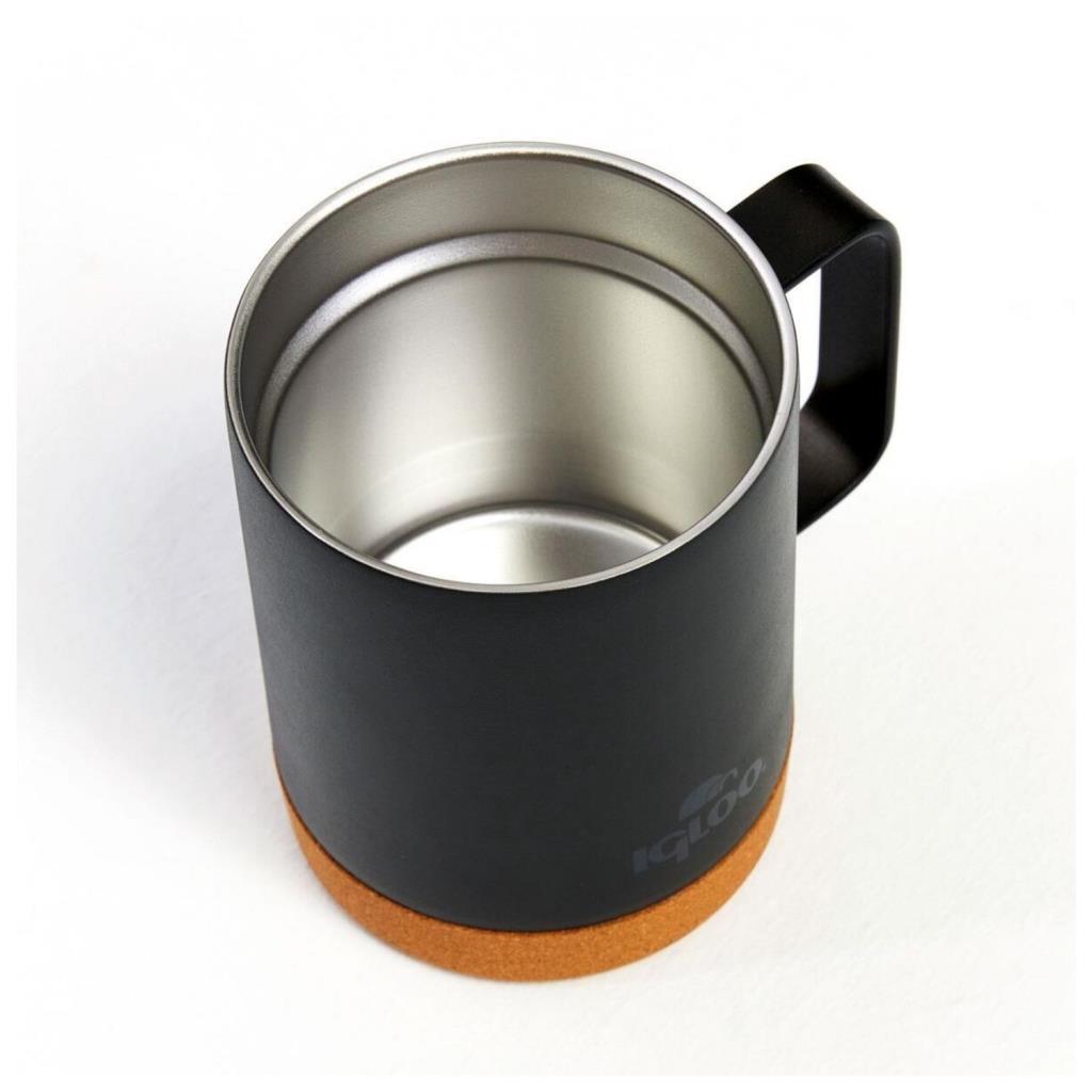 Çelik Mug Termos - Igloo - Cork - 350ml - Siyah - 205696